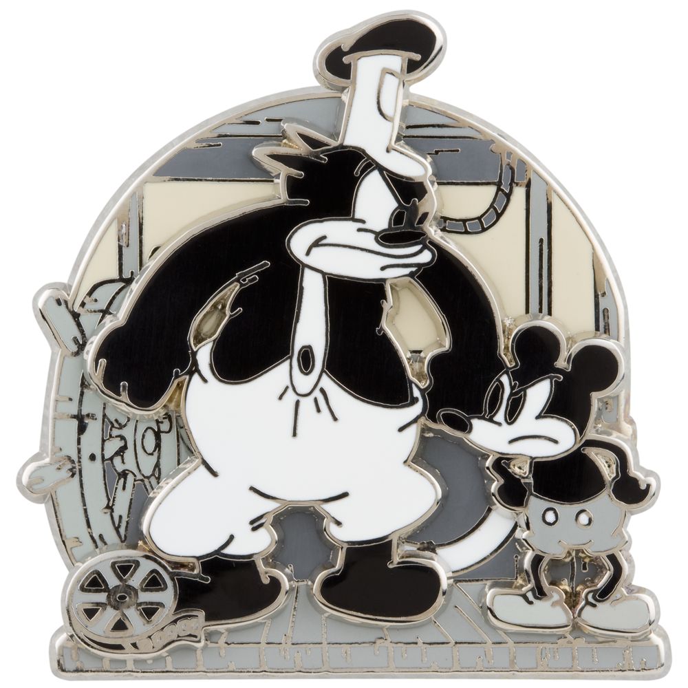 Walt's Classic Collection Steamboat Willie Mickey and Captain Pete Pin
