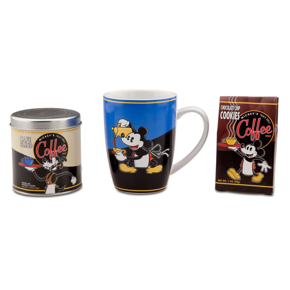 Mickey Mouse Coffee, Mug & Cookie Gift Set -- 3-Pc.