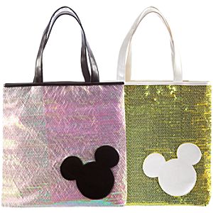 Sequin Mickey Mouse Tote Bag