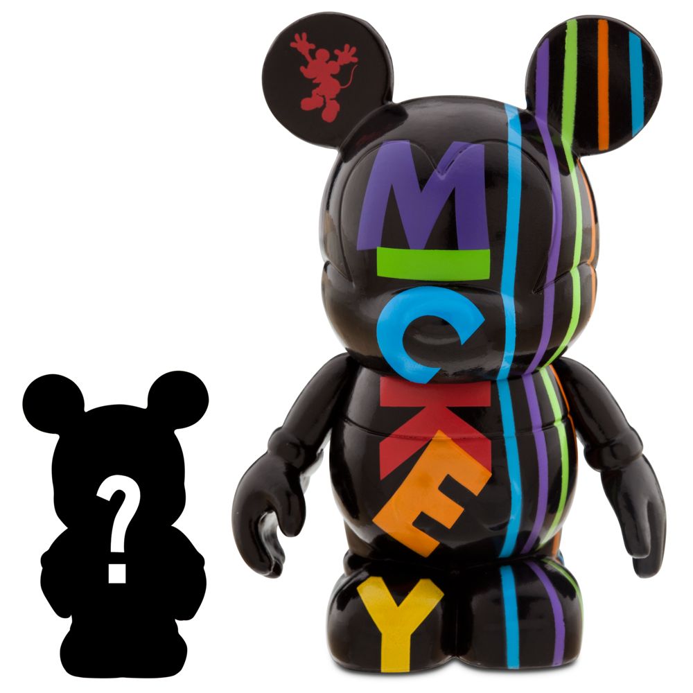 Vinylmation Oh Mickey! 3 Black Figure + 1 1/2 Vinylmation Jr. Figure