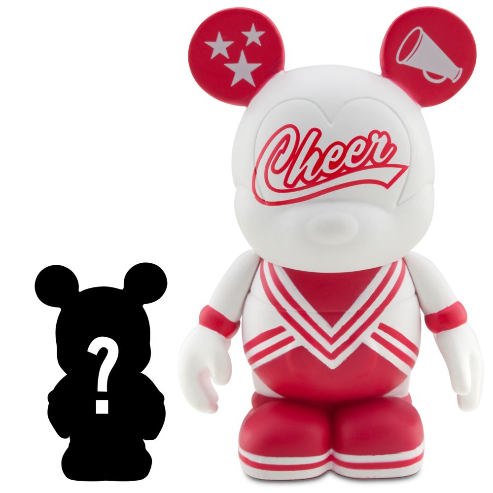 Vinylmation Sports Series 3'' Cheerleader Figure + 1 1/2'' Vinylmation Jr. Figure