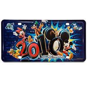 2010 Walt Disney World License Plate