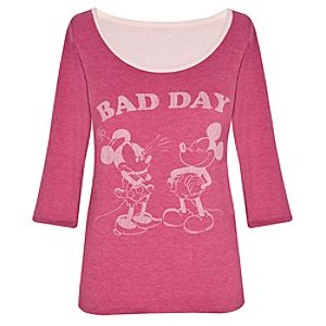 Reversible Good Day Bad Day Minnie and Mickey Mouse Tee
