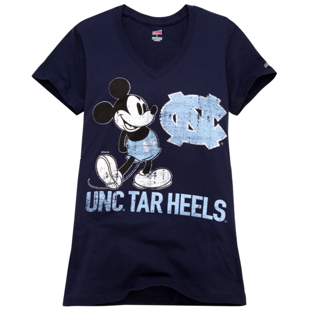 University of North Carolina Mickey Mouse Tee for Women