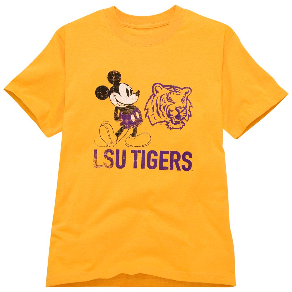 Disney Parks Authentic Louisiana State University Mickey Mouse Tee for Kids