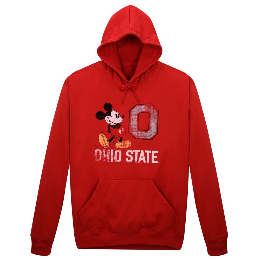 Ohio State University Mickey Mouse Hoodie for Men