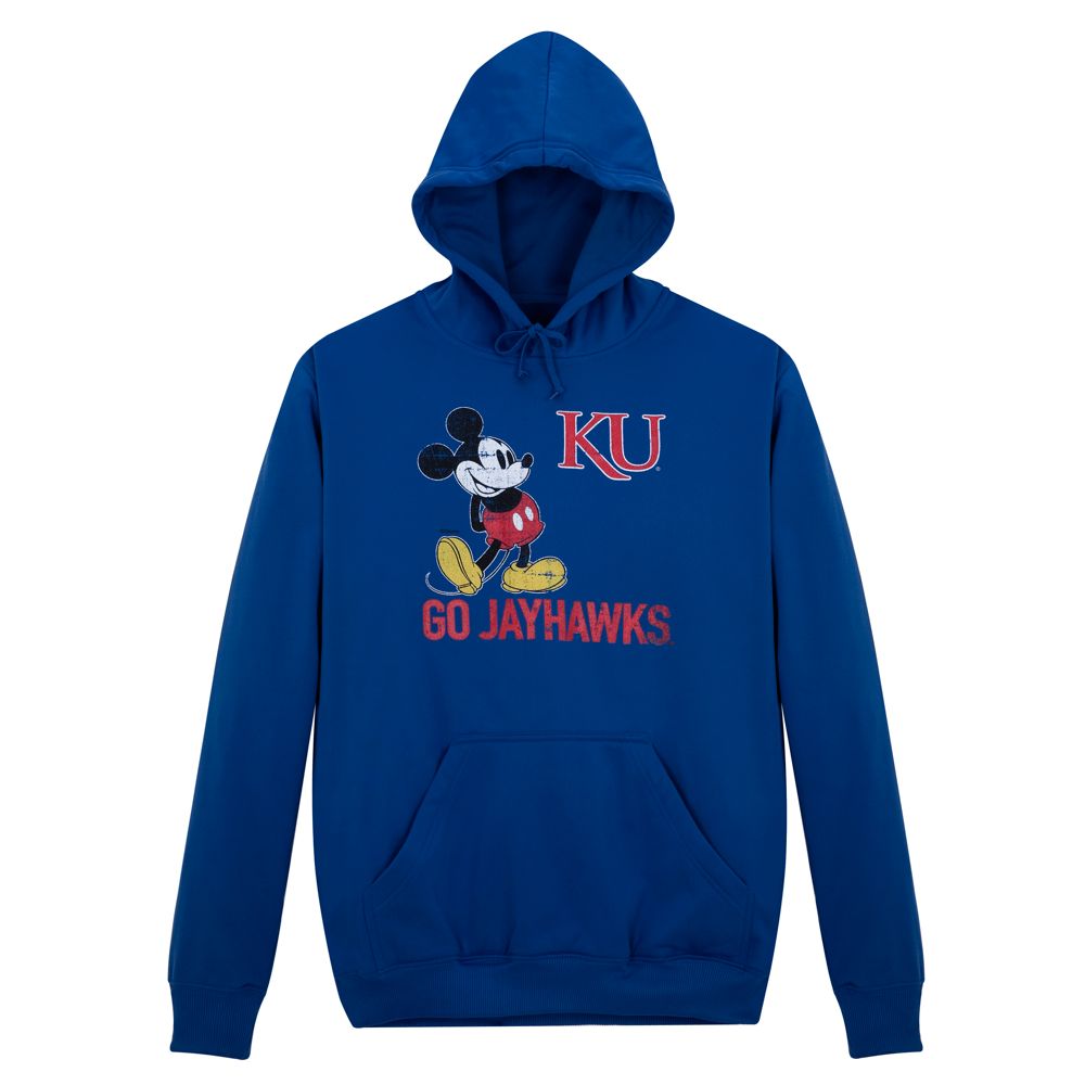 University of Kansas Mickey Mouse Hoodie for Men