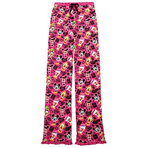 Mickey Mouse and Friends Nerds Pajama Bottoms in Pink