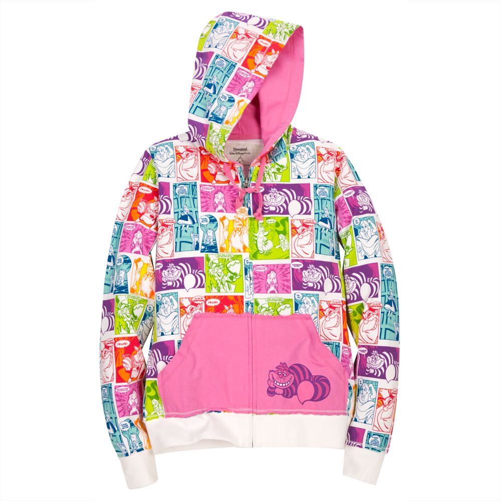 Hooded French Terry Alice in Wonderland Jacket