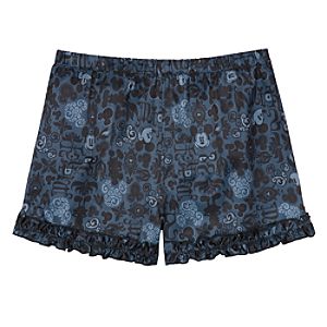 Silk Ruffled Mickey Mouse Shorts