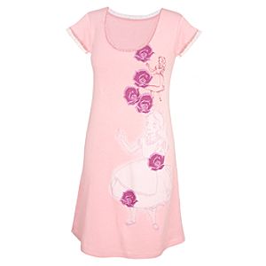 Pointelle Knit Alice in Wonderland Nightshirt