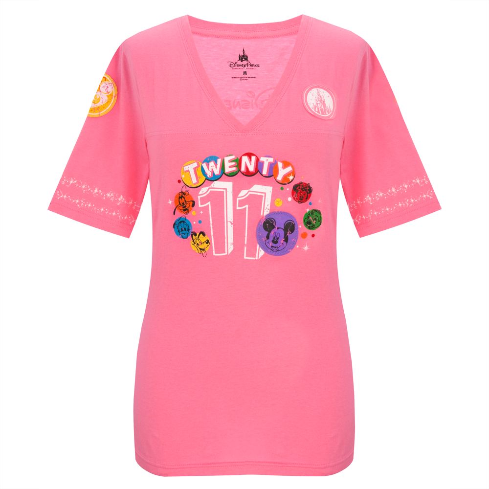V-Neck Football-Style Walt Disney World 2011 Tee
