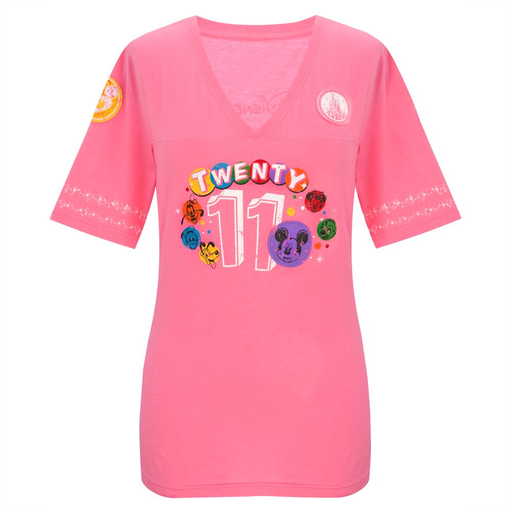 2011 V-Neck Disneyland Resort Football Tee