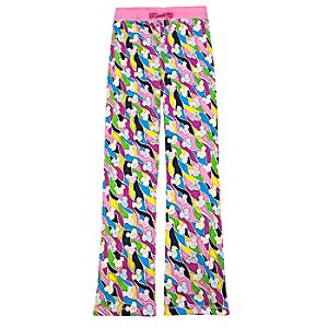Animal Print Mickey Mouse Pajama Pants