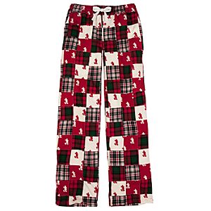 Holiday Patchwork Mickey Mouse Lounge Pants