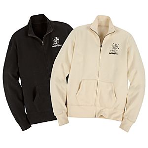Ribbon Embroidered Mickey Mouse Sweatshirt Jacket