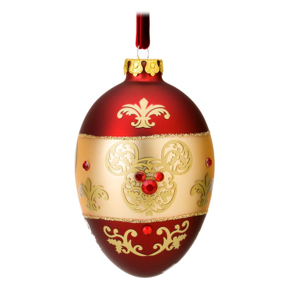 Victorian Jewel Egg Mickey Mouse Ornament