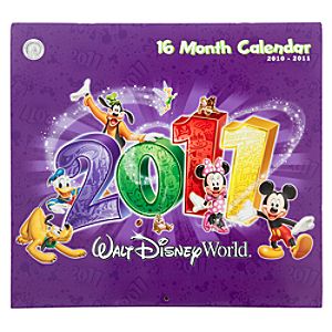 2011 Walt Disney World Resort Calendar -- 16 months