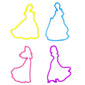 Disney Princess Bandz Elastic Bracelets Series 1 -- 20-Pc.