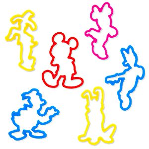 Mickey Mouse and Friends Bandz Elastic Bracelets Series 1 -- 24-Pc
