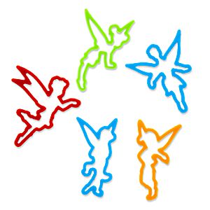 Disney Fairies Bandz Elastic Bracelets -- 20-Pc.
