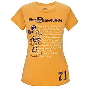 Walt Disney World 1971 Mickey Mouse Tee for Women