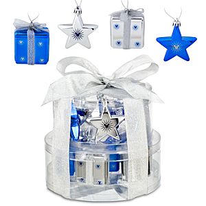 Shatterproof Star and Present Mickey Mouse Ornaments -- 12-Pc.