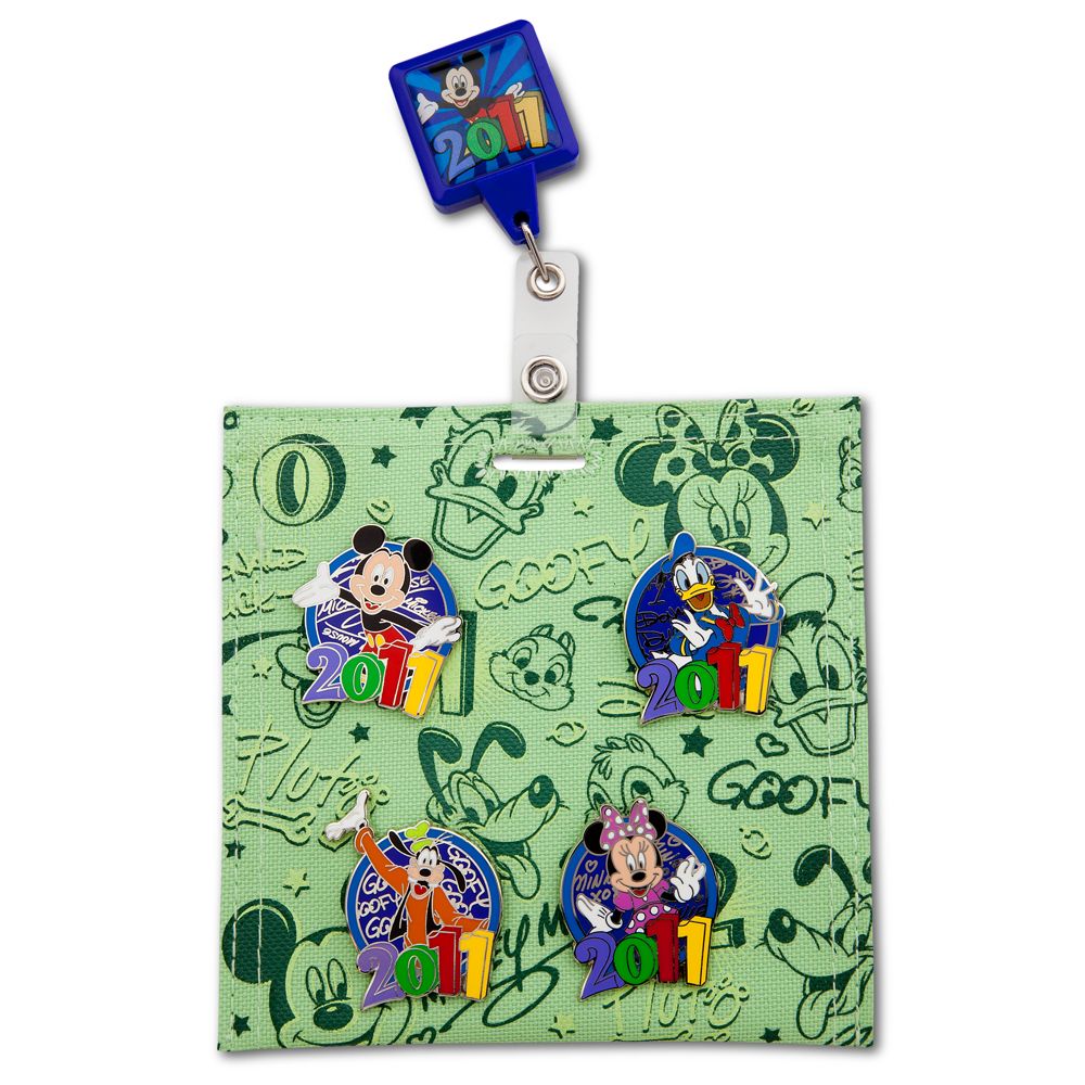 2011 Disney Parks Hip Lanyard Pin Set -- 5-Pc.