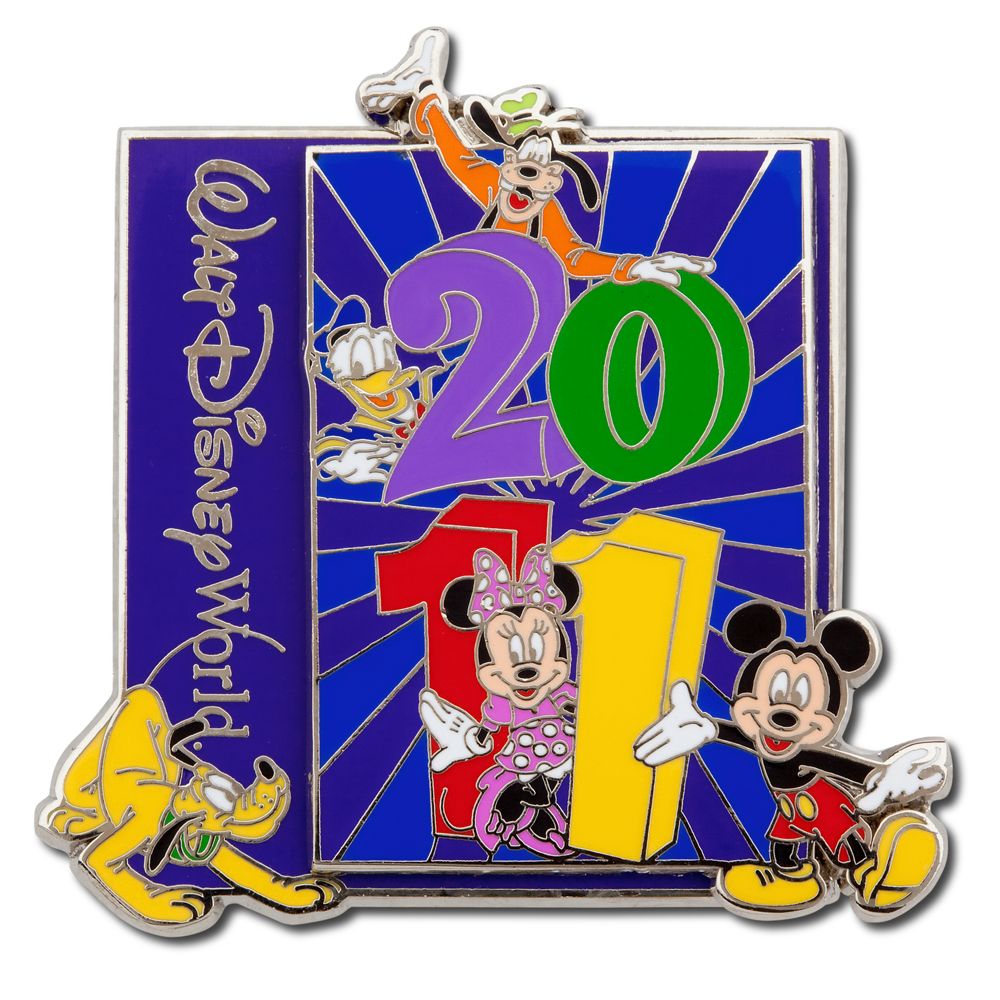 2011 Walt Disney World Resort Mickey Mouse and Friends Pin