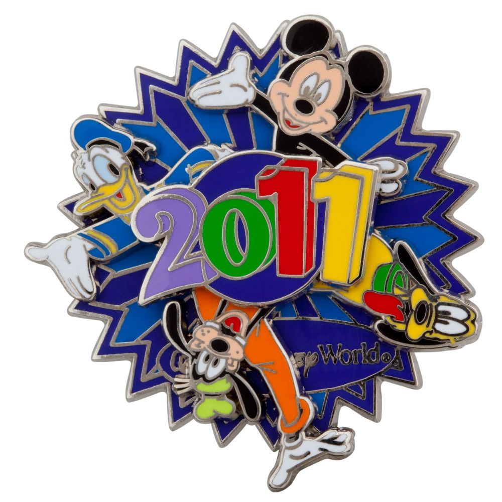 Spinner 2011 Walt Disney World Resort Mickey Mouse and Friends Pin