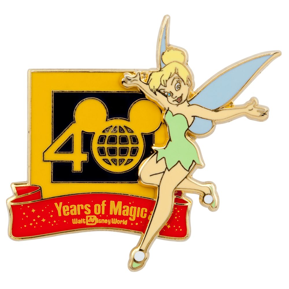 40th Anniversary Walt Disney World Tinker Bell Pin