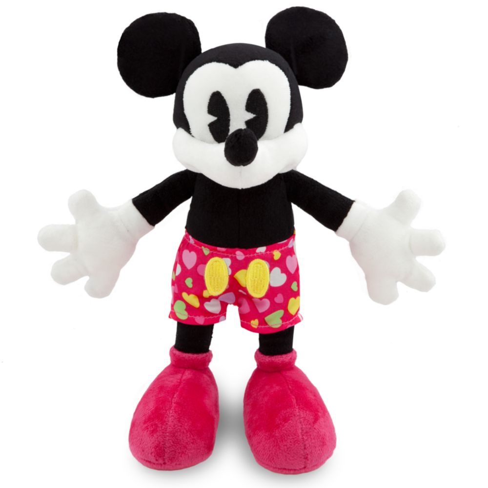 Valentine's Day Mickey Mouse Plush Toy -- 7''