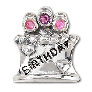 Sterling Silver Happy Birthday Cake Chamilia Charm