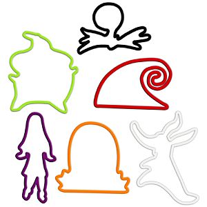 Halloween Town Disney Bands Elastic Bracelets Series 1 -- 12-Pc.