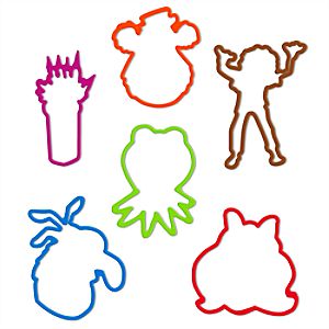 Muppets Disney Bands Elastic Bracelets Series 1 -- 12-Pc.