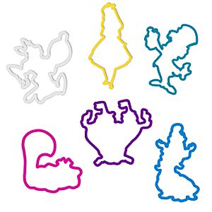 Alice in Wonderland Disney Bands Elastic Bracelets Series 1 -- 12-Pc.