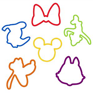 Mickey and Friends Disney Bands Elastic Bracelets Series 1 -- 12-Pc.