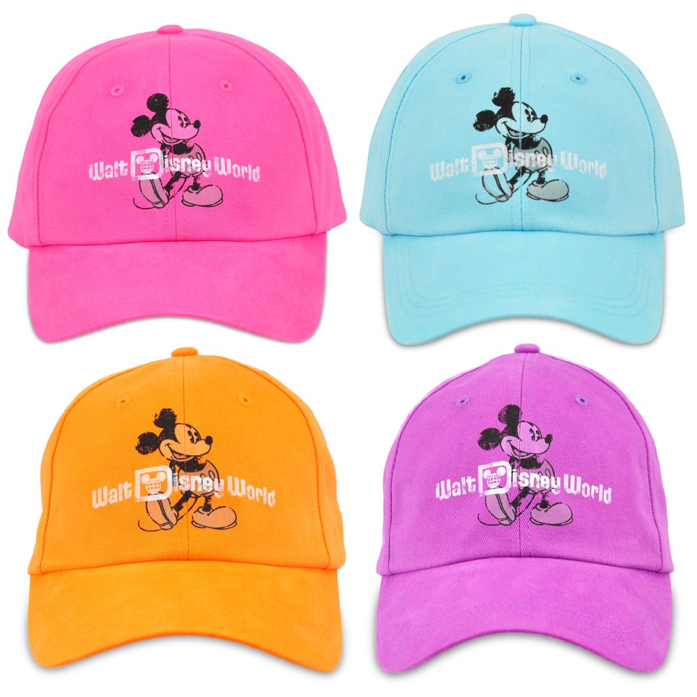 Vibrant Walt Disney World Mickey Mouse Baseball Cap