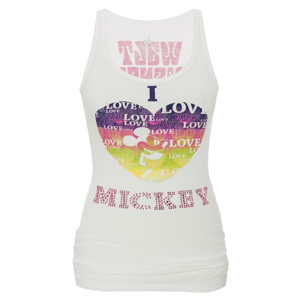 Rhinestone I Heart Mickey Mouse Tank for Women