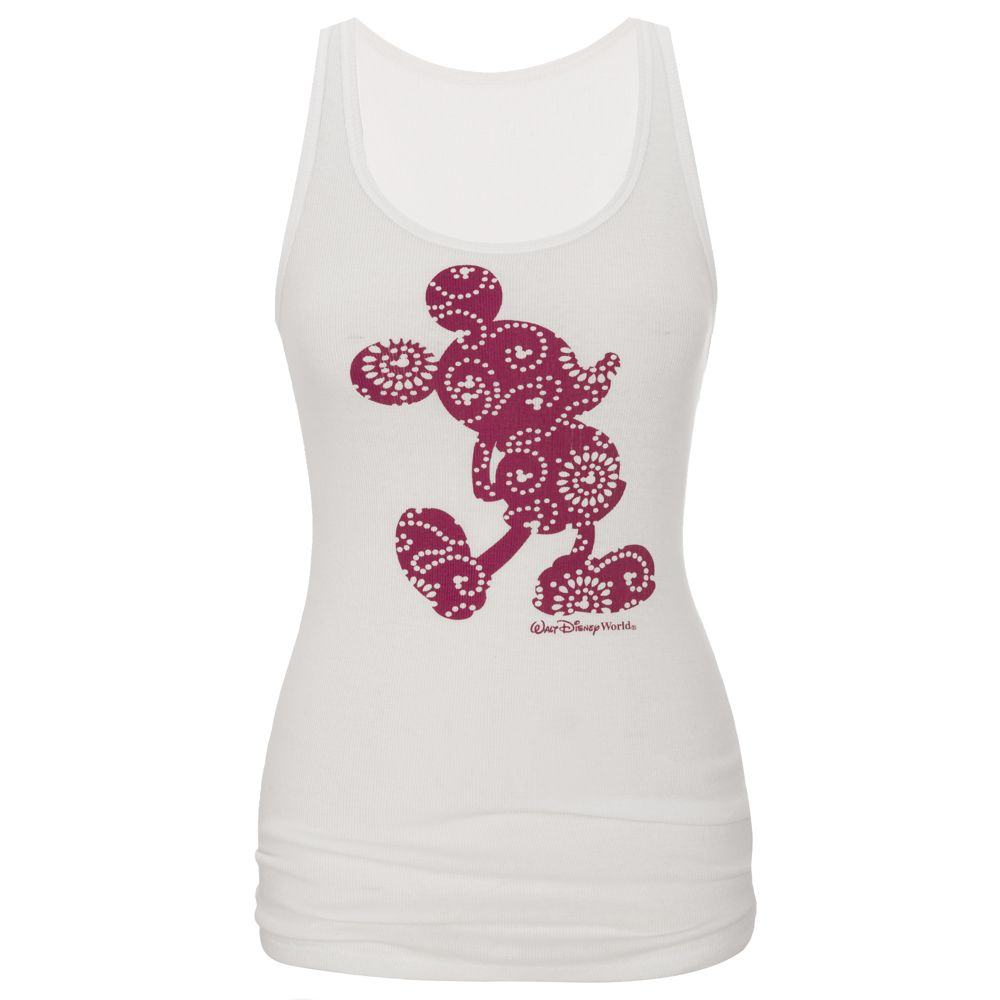 Patchwork Mickey Mouse Tank for Women