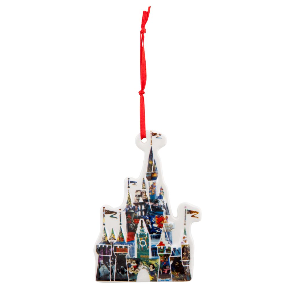 Ceramic 40th Anniversary Magic Kingdom Ornament