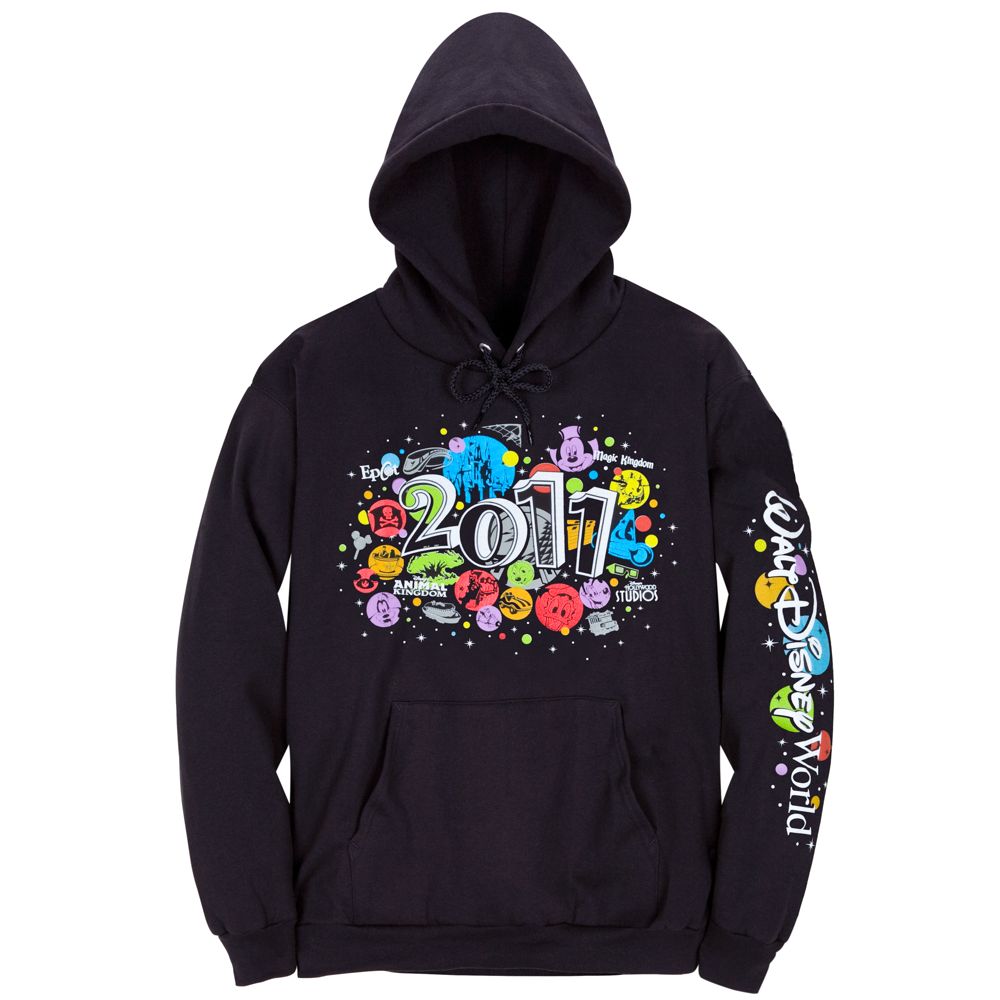 2011 Walt Disney World Resort Icons Hoodie for Men