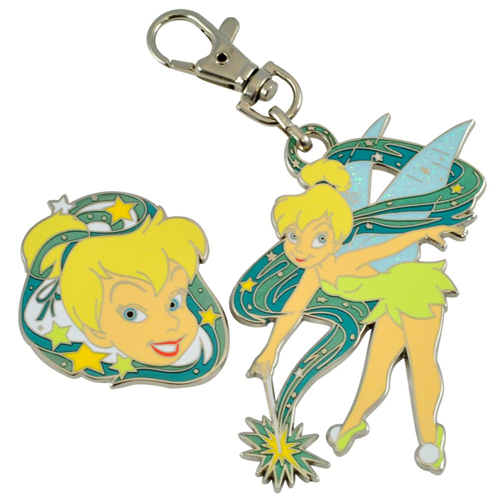 Tinker Bell Lanyard Medal and Pin Set -- 2-Pc.