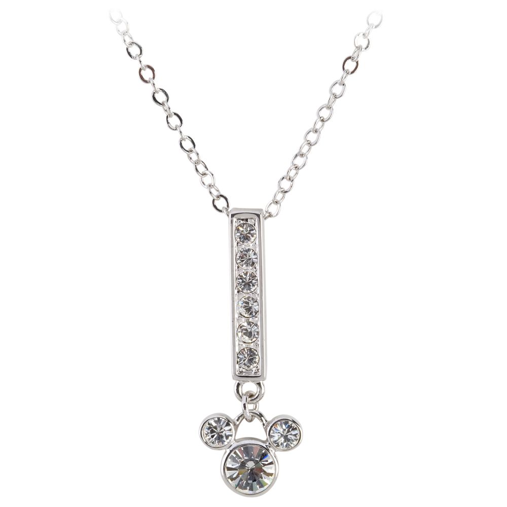 Swarovski Crystal Bar Mickey Mouse Necklace by Arribas