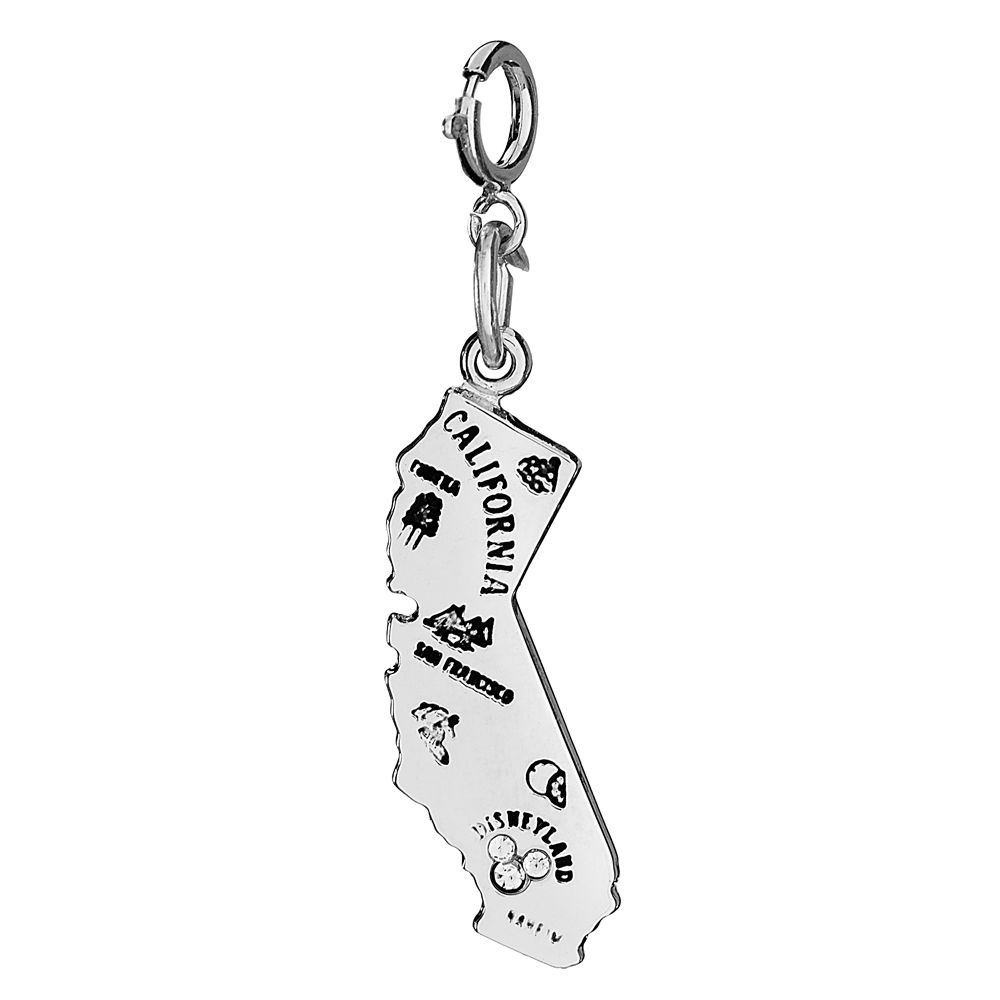Sterling Silver Disneyland California Charm