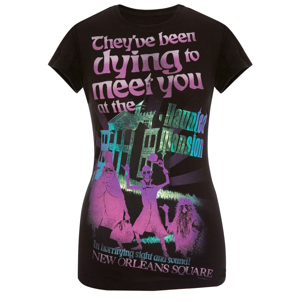 Haunted Mansion Foil Tee for Women