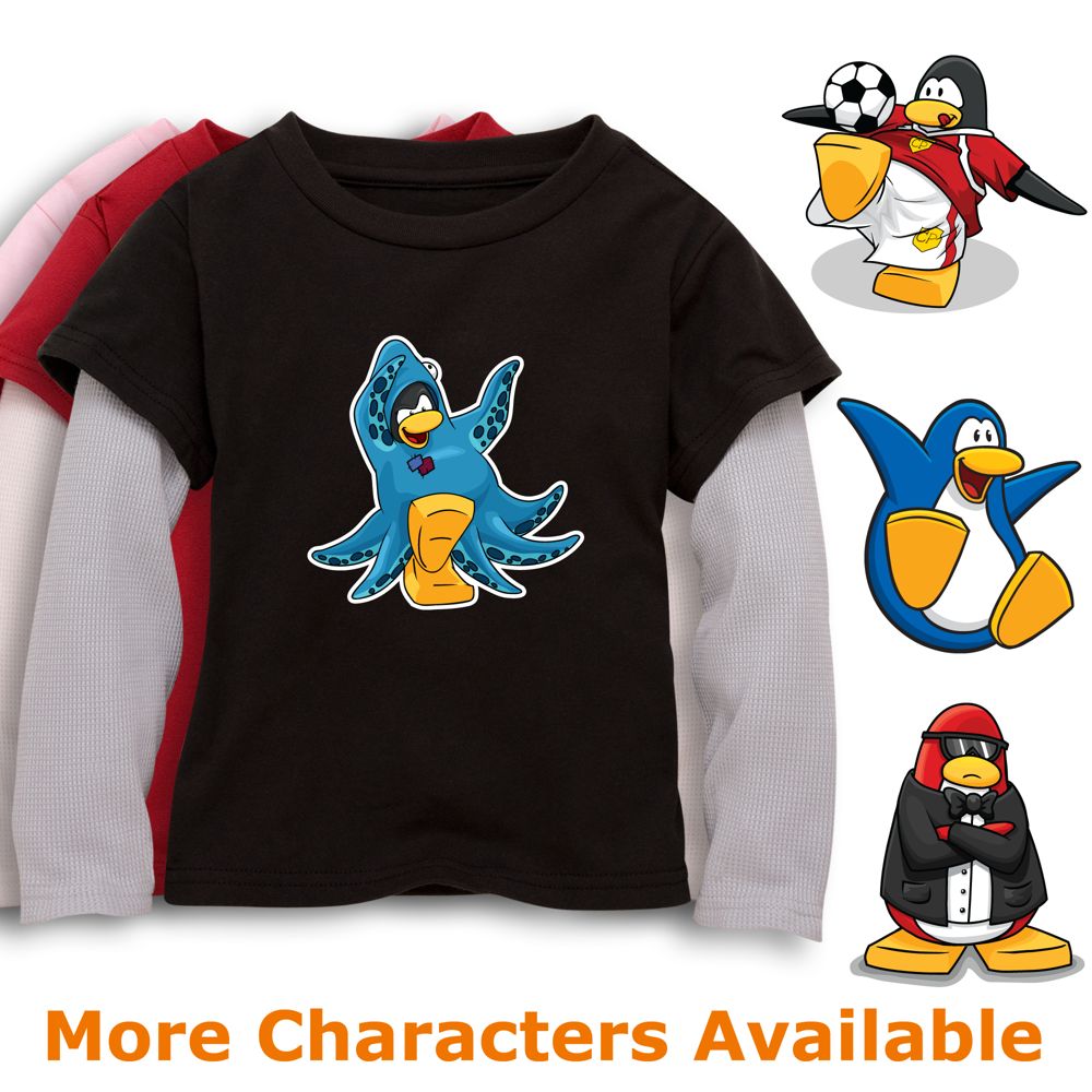 Create-Your-Own Club Penguin Double-Up Tee for Kids