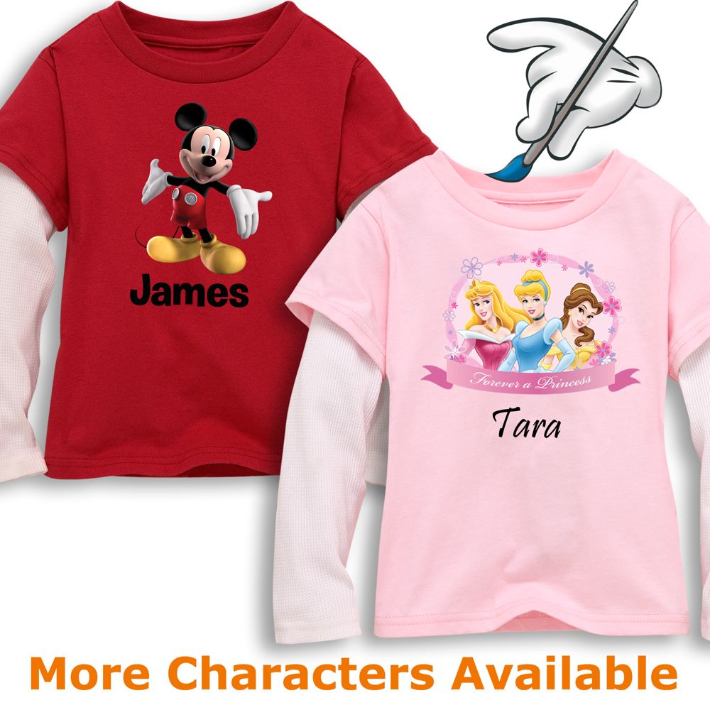 Free Personalization Create - Your - Own Double - Up Tee for Kids