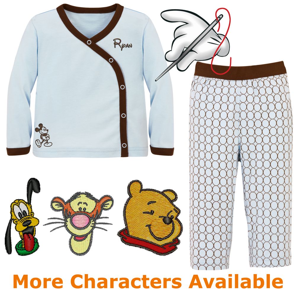 Create-Your-Own Kimono Set for Infant Boys -- 2-Pc.