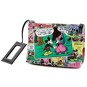 Minnie and Mickey Mouse Comics Cosmetic Bag